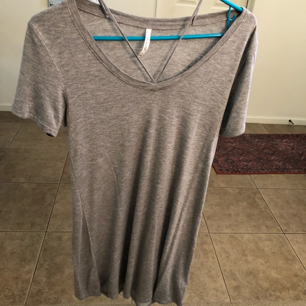 Grey T Shirt Dress